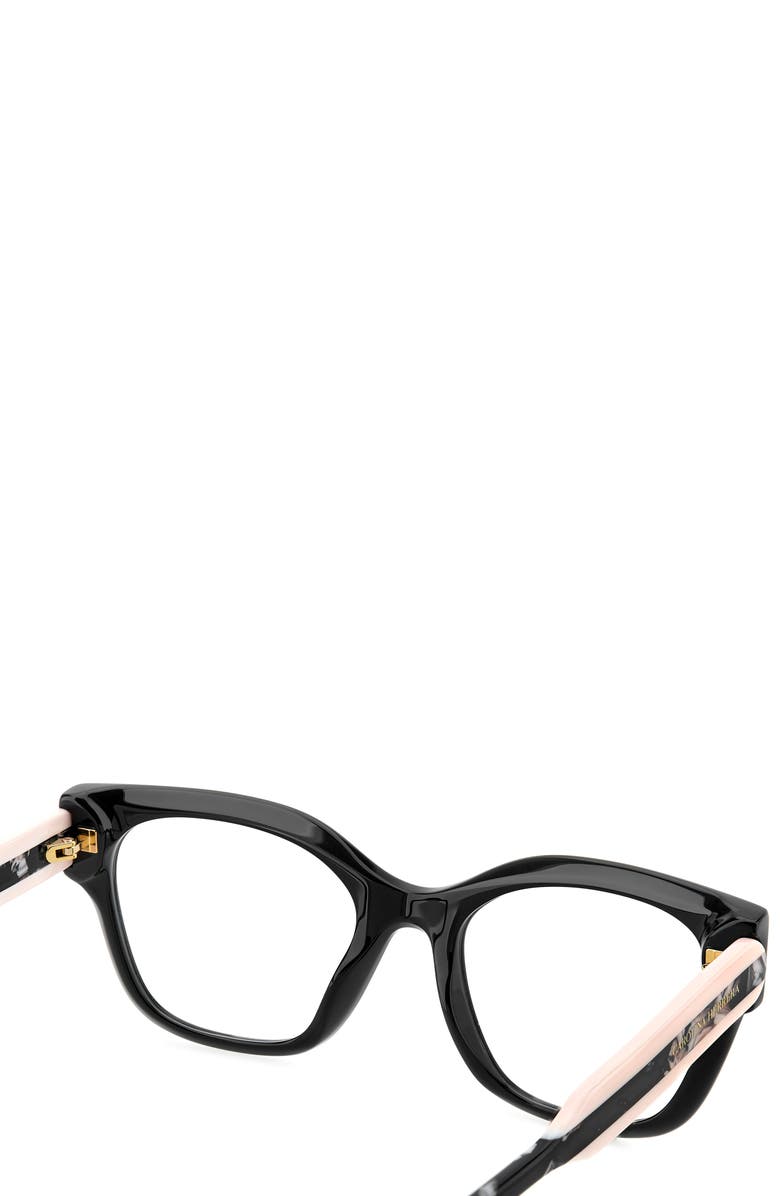 Carolina Herrera 53mm Square Reading Glasses, Alternate, color, 