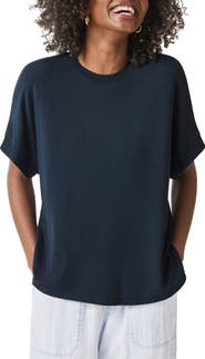 Splendid Supersoft Short Sleeve Sweatshirt