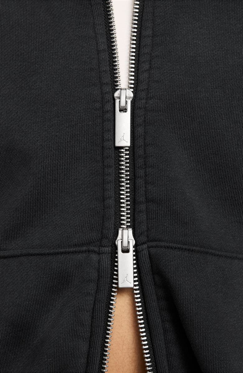 Jordan Flight Fleece Women's Jacket, Alternate, color, Black/ Dark Smoke Grey