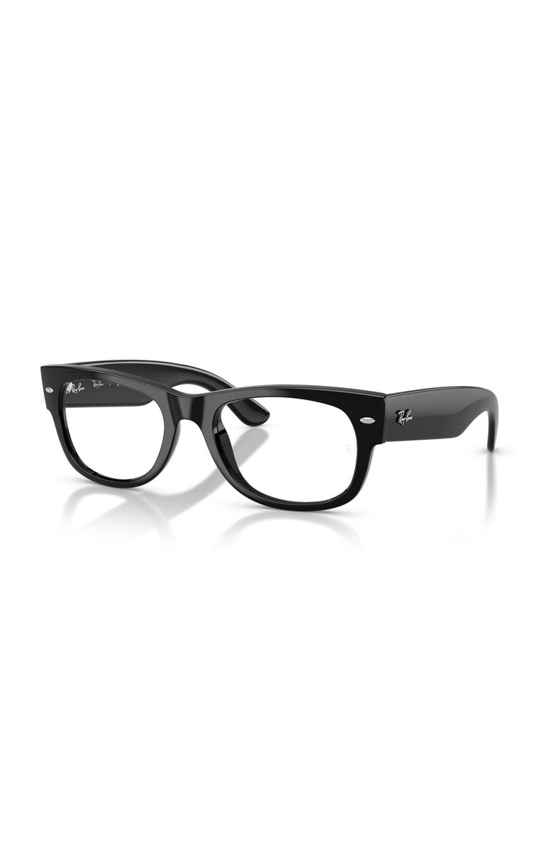 Ray-Ban 52mm Square optical glasses, Main, color, Black