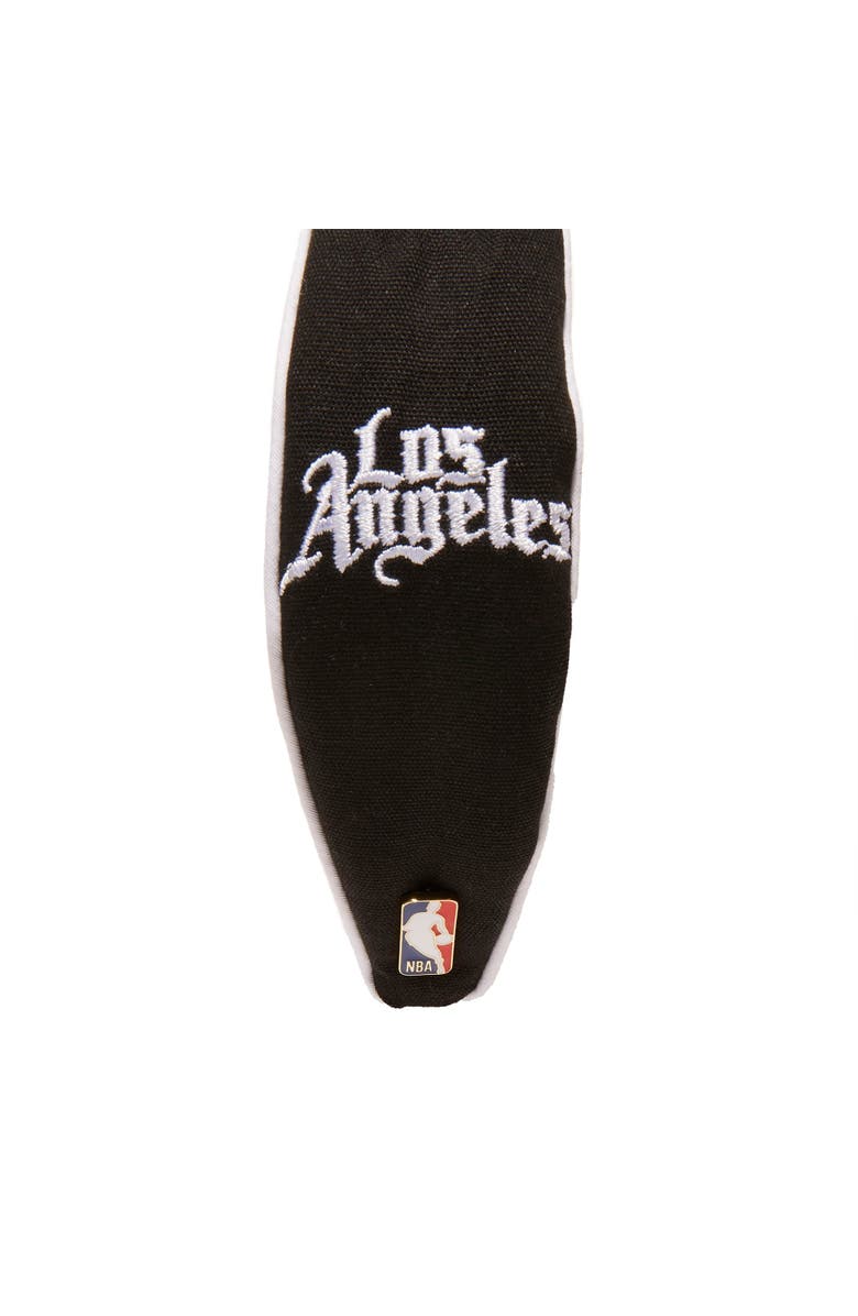 Lele Sadoughi NBA La Clippers Embroidered Headband, Alternate, color,