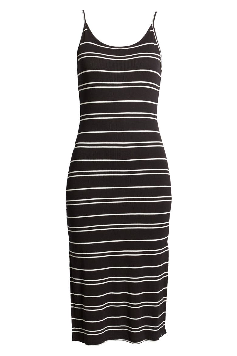 Surf Essentials Sleeveless Dress, Alternate, color, BLACK