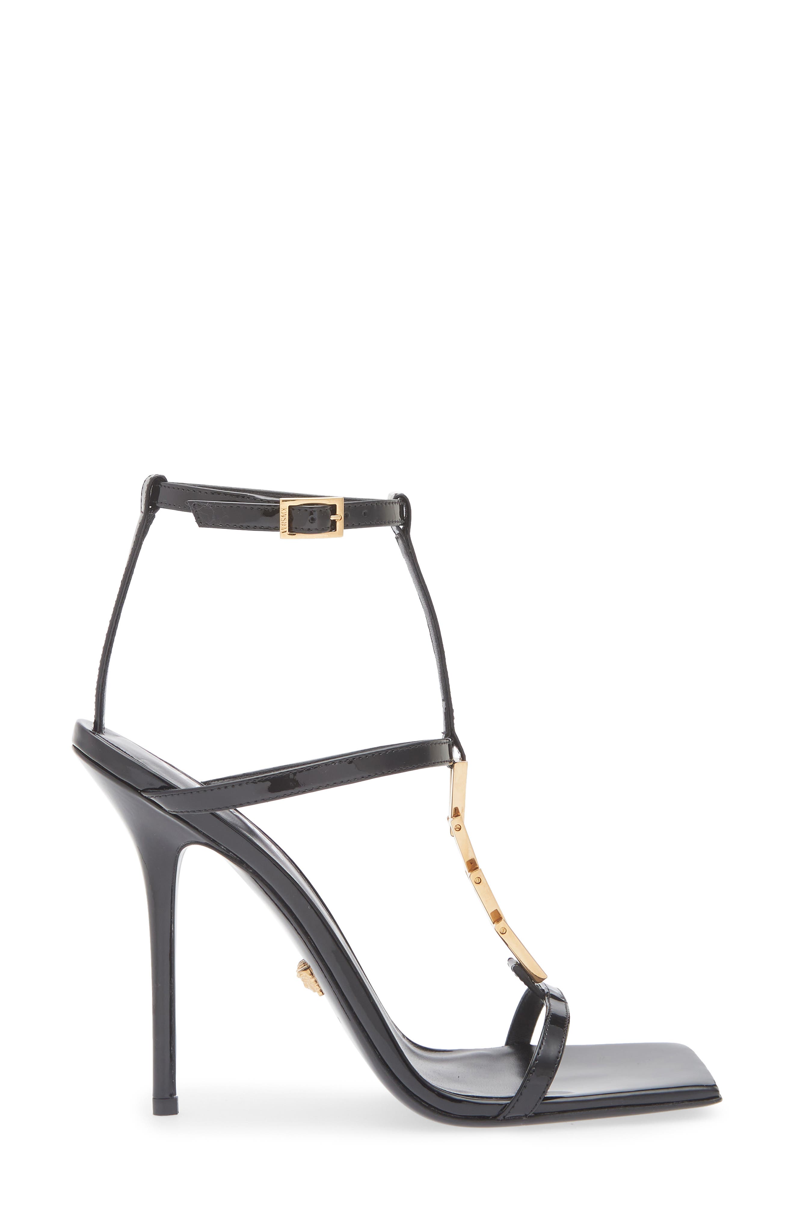 Versace V2025 Chain Sandal, Alternate, color, 