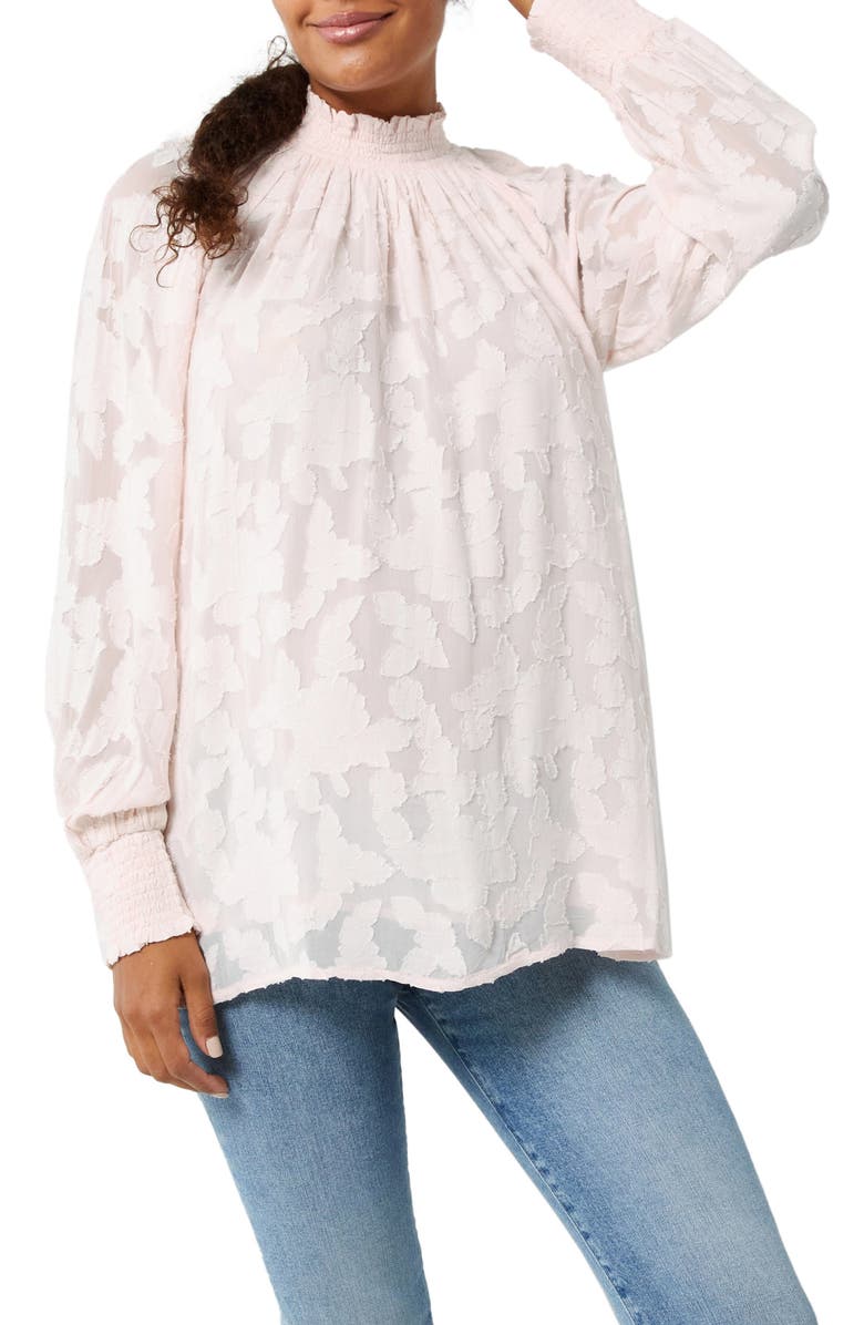 A PEA IN THE POD Appliqué Maternity Blouse, Main, color,