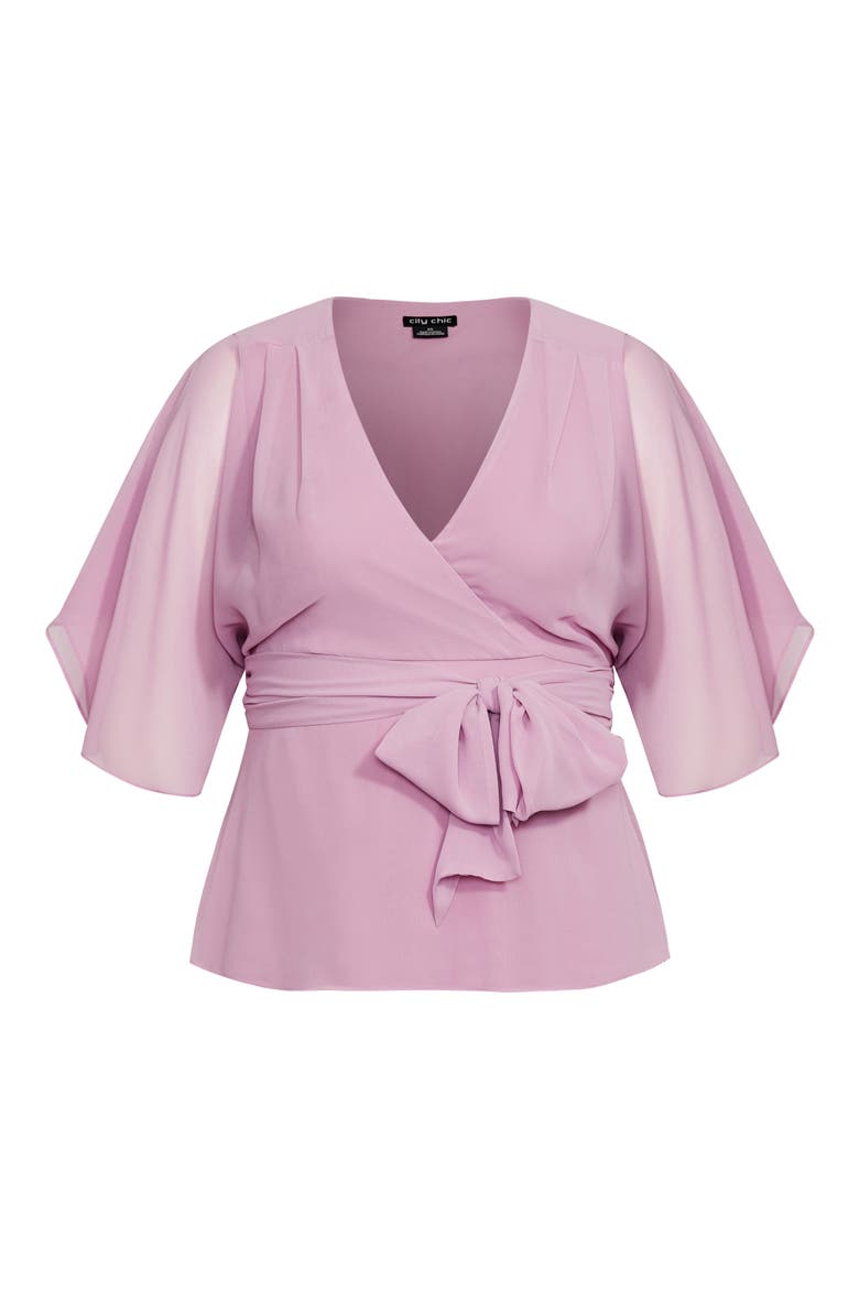 Wrap Top, Alternate, color, MUSK