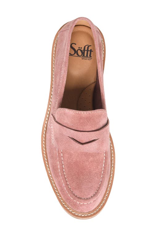 Söfft Mara Penny Loafer In Desert Rose
