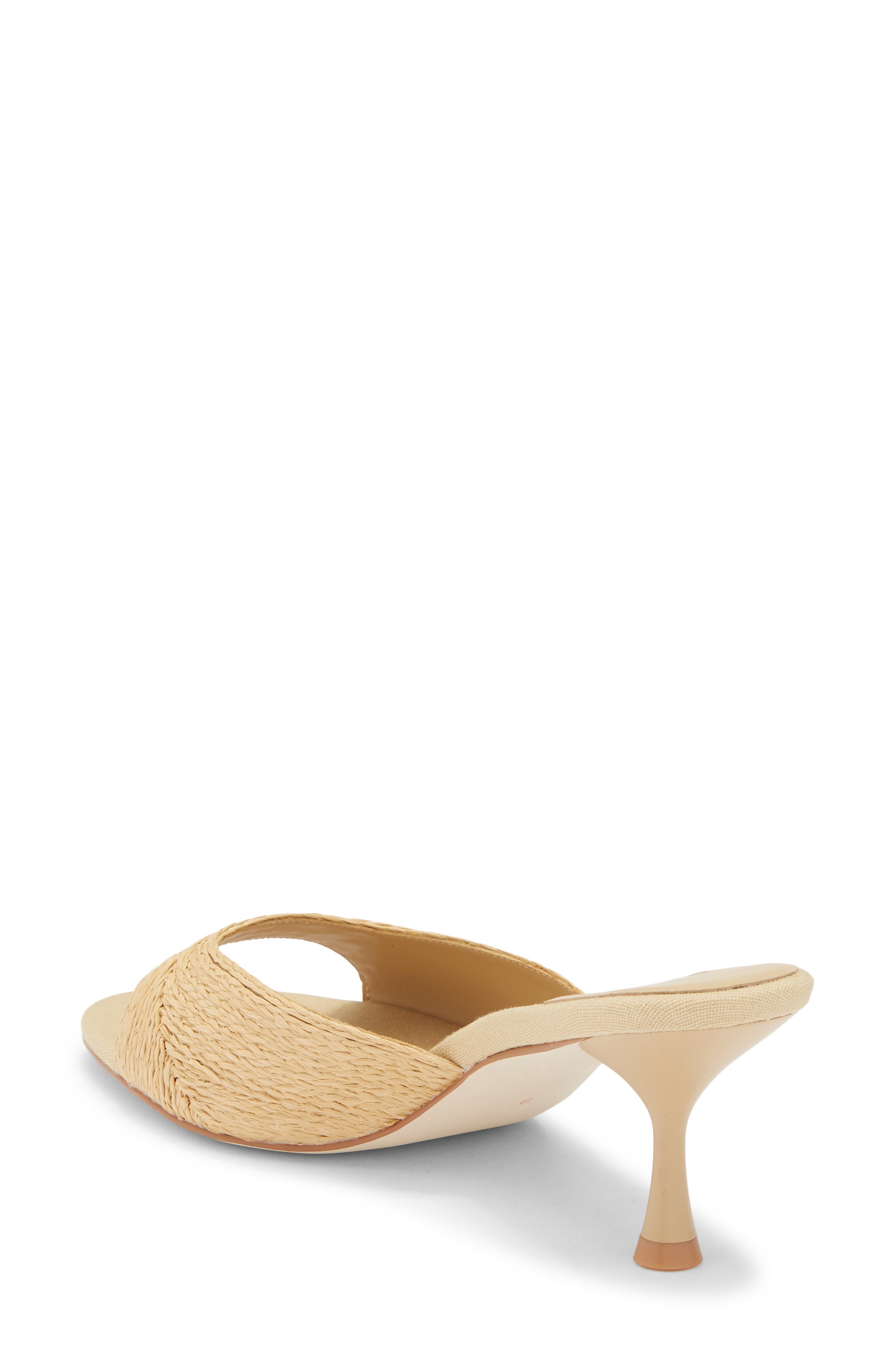 Jeffrey Campbell Spy-Kid Slide Sandal, Alternate, color, Natural Raffia