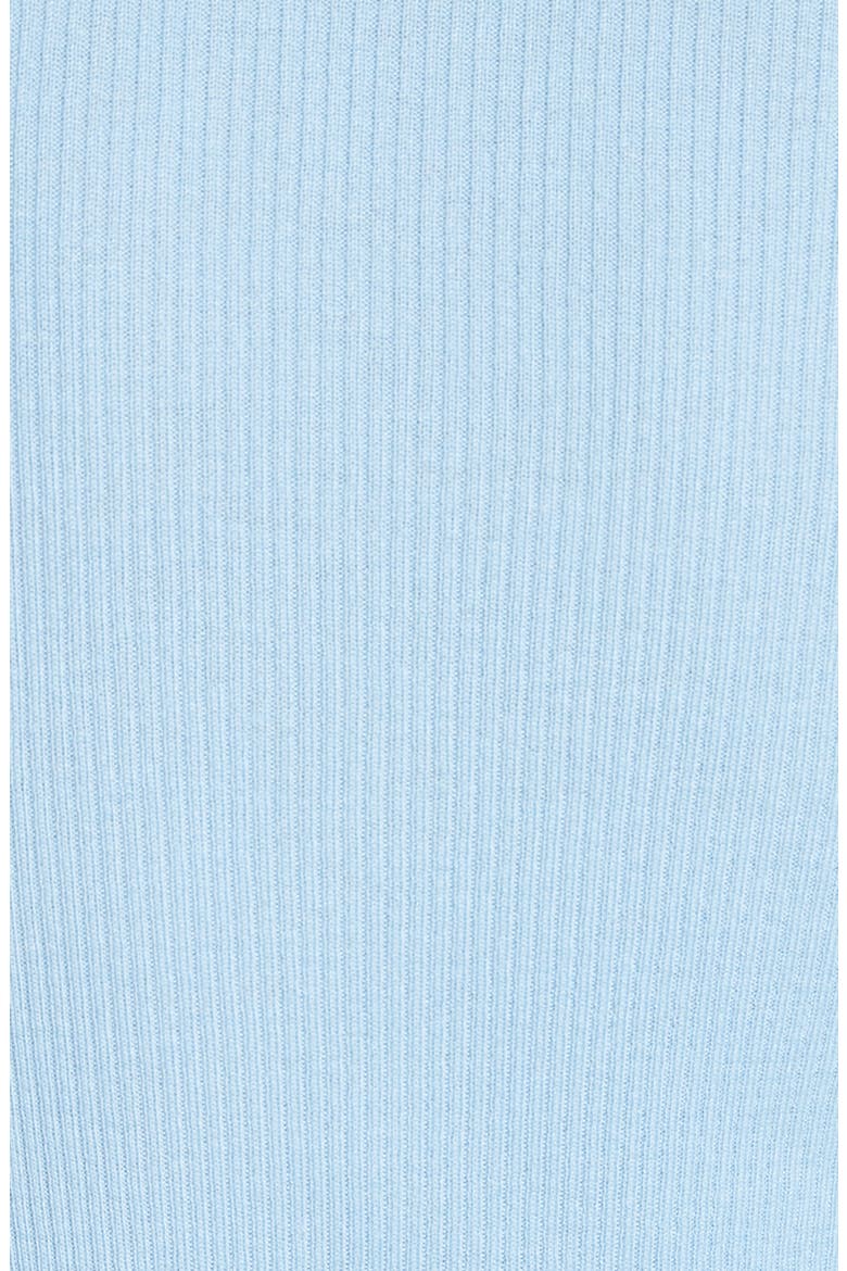 Bow Detail Ribbed Sweater, Alternate, color, PALE BLUE