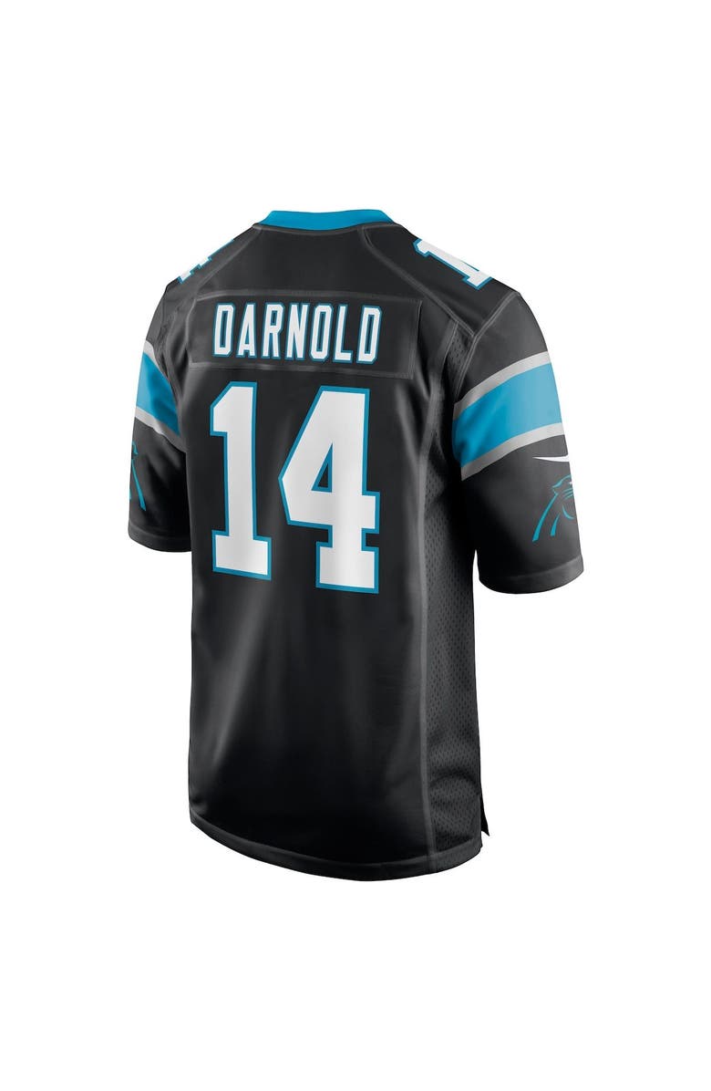 Nike Men's Nike Sam Darnold Black Carolina Panthers Game Player Jersey, Alternate, color,