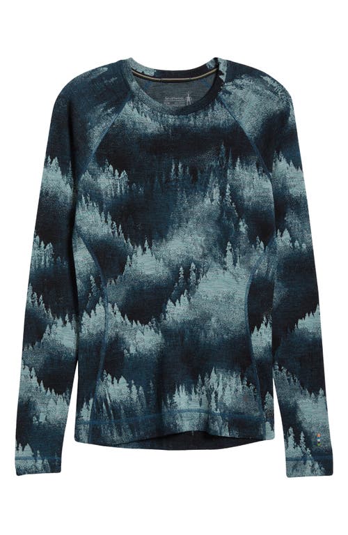 Smartwool Intraknit™ Thermal Max Merino Wool Base Layer Pullover In Twilight Foggy Pines