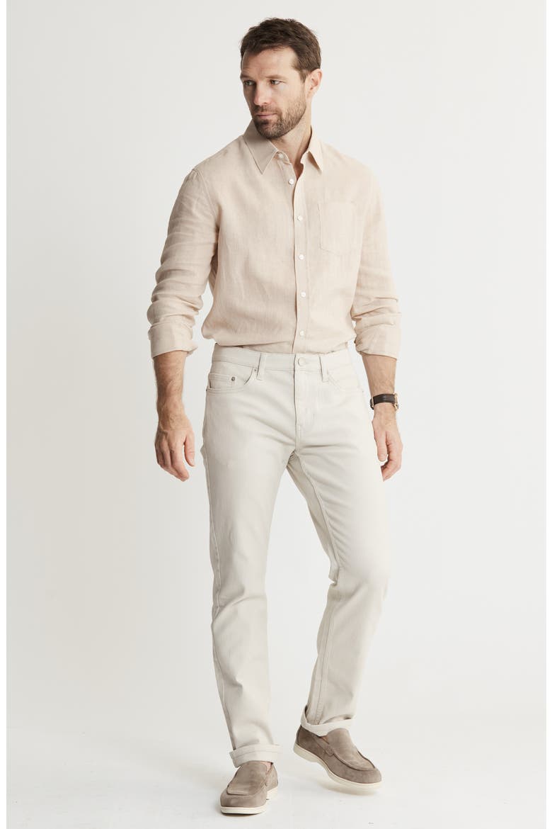 Bowery Straight Leg Denim Pants, Alternate, color, STONE