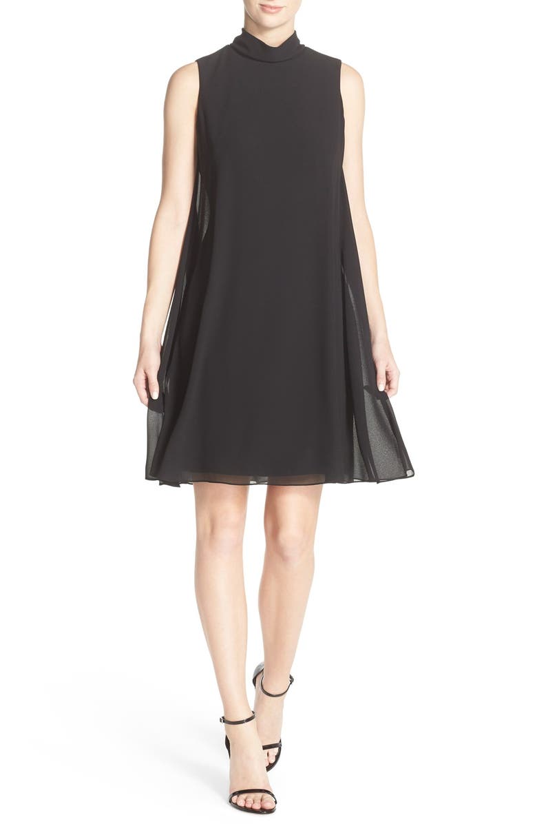 Eliza J Chiffon Trapeze Dress, Alternate, color, 