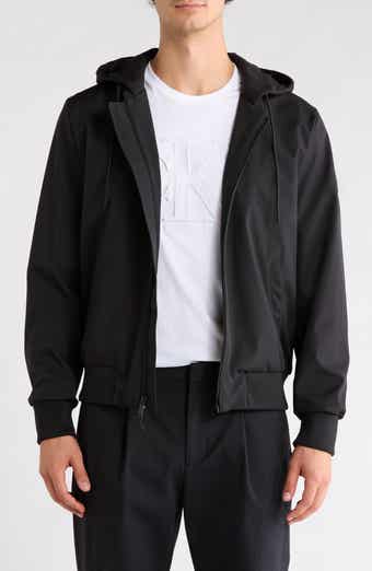 Softshell Knit Bomber Hoodie