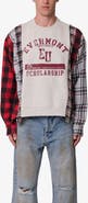 mnml Mixed Flannel Cotton Cardigan