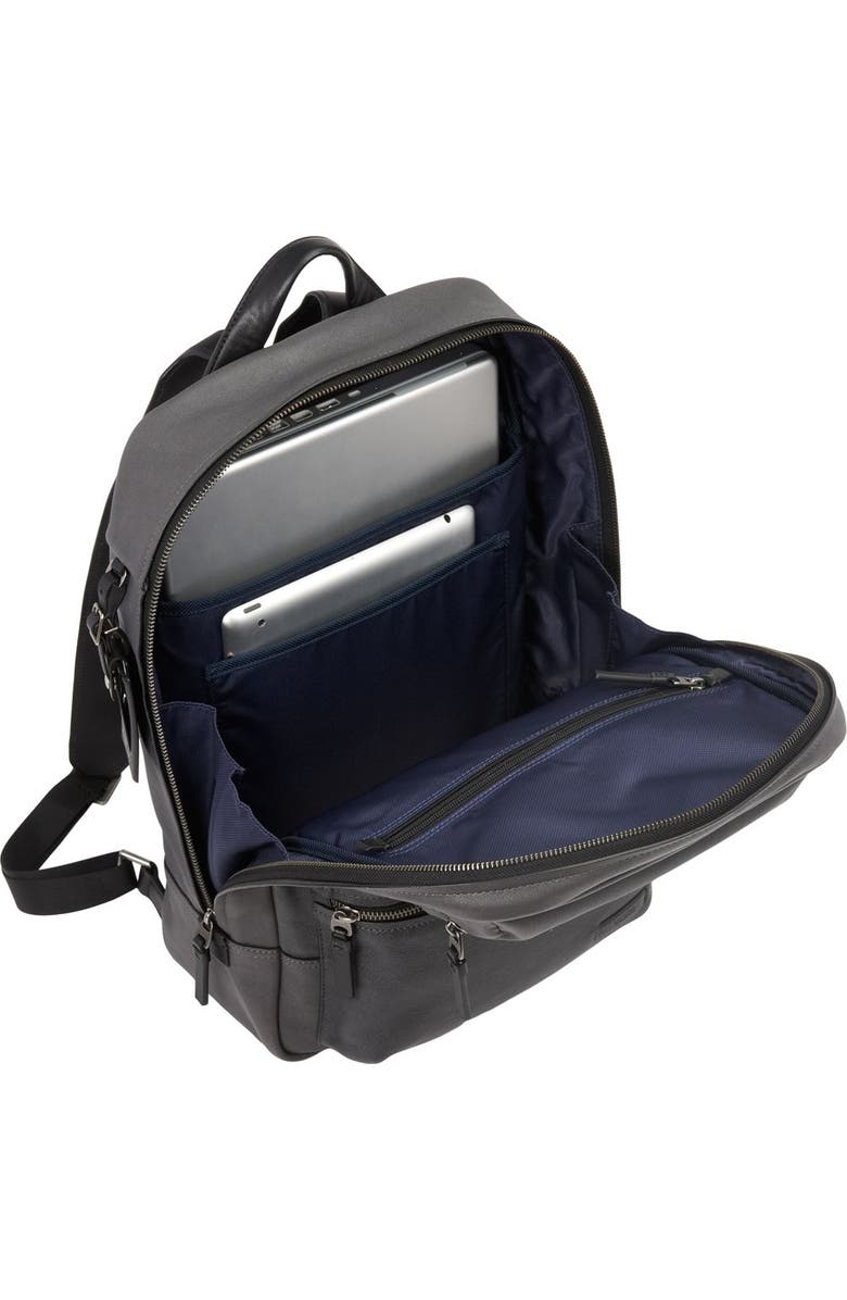 TUMI 'Mission - Bryant' Leather Backpack, Alternate, color,