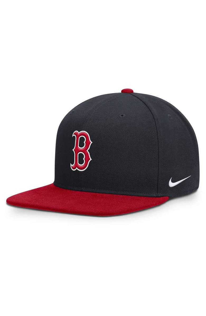 Nike Men's Nike Navy/Red Boston Red Sox Primetime Pro Dri-FIT Snapback Hat, Main, color, Navy