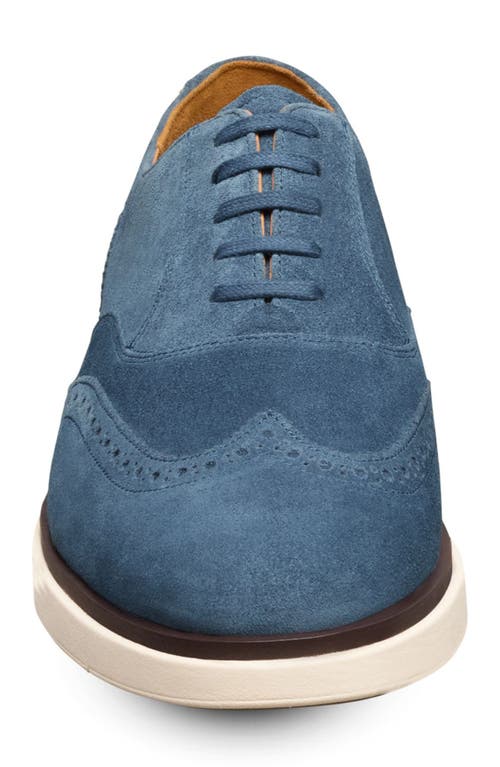 Allen Edmonds Carson Hybrid Wingtip Oxford In Denim