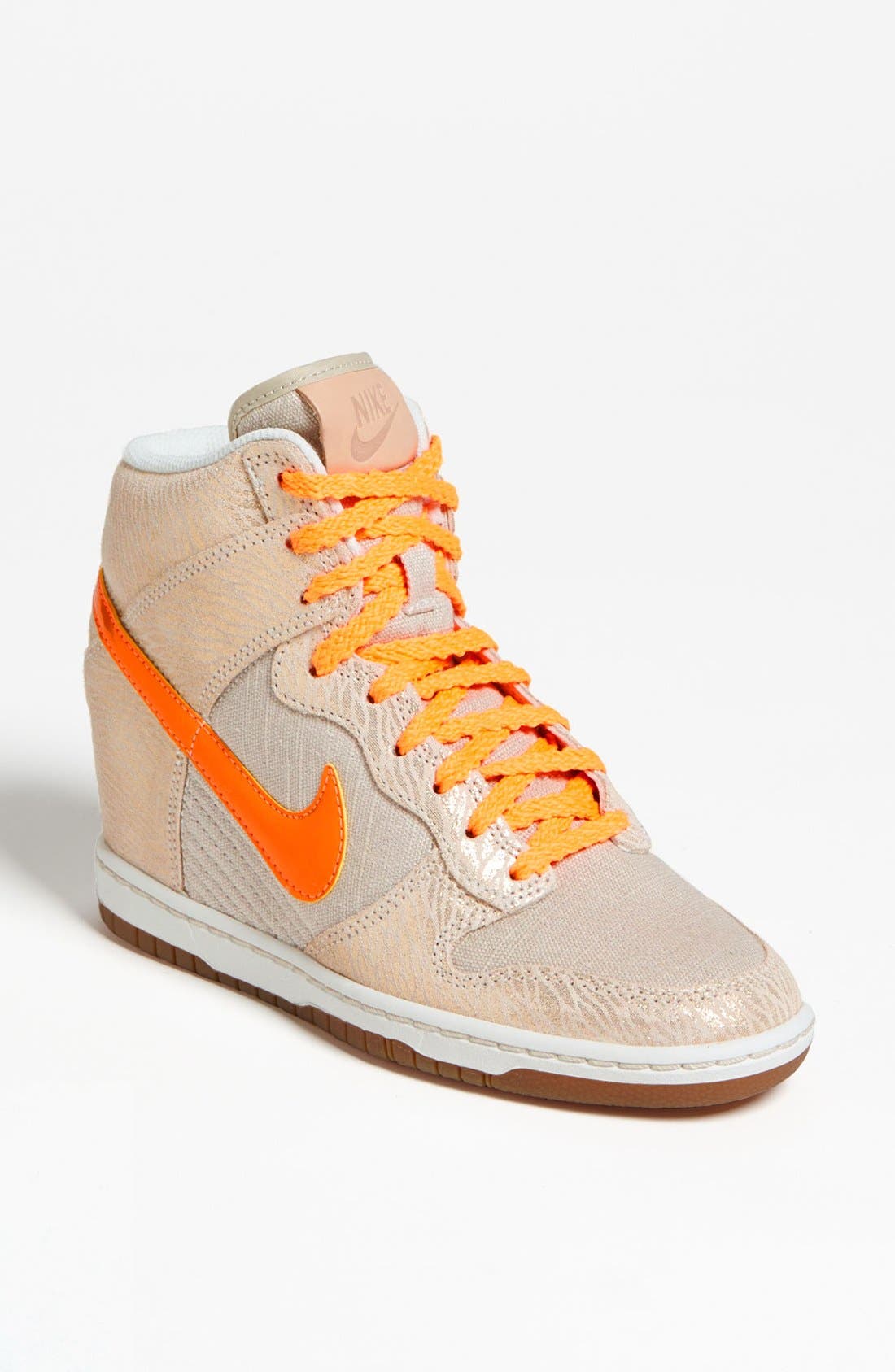 'Dunk Sky Hi' Wedge Sneaker, Main, color, BIRCH/ CITRUS