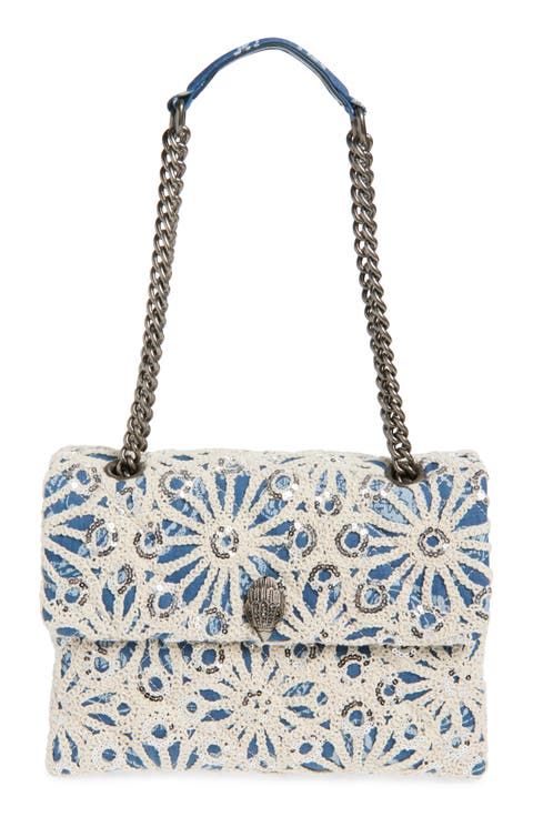 Large Kensington Sequin Crochet Shoulder Bag