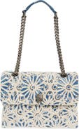 Kurt Geiger London Large Kensington Sequin Crochet Shoulder Bag