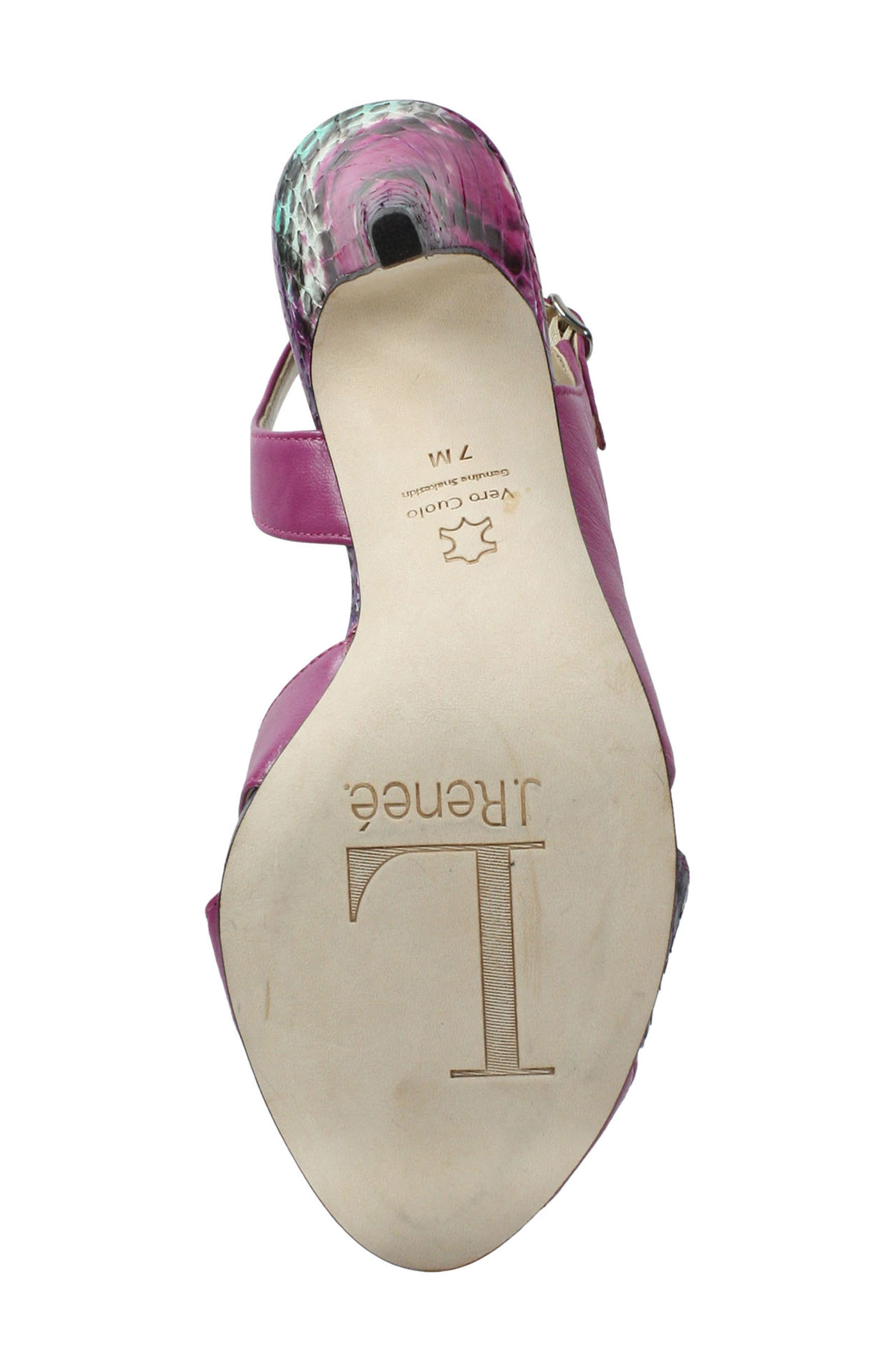 Adelyn Slingback Sandal, Alternate, color, PURPLE LEATHER MULTI