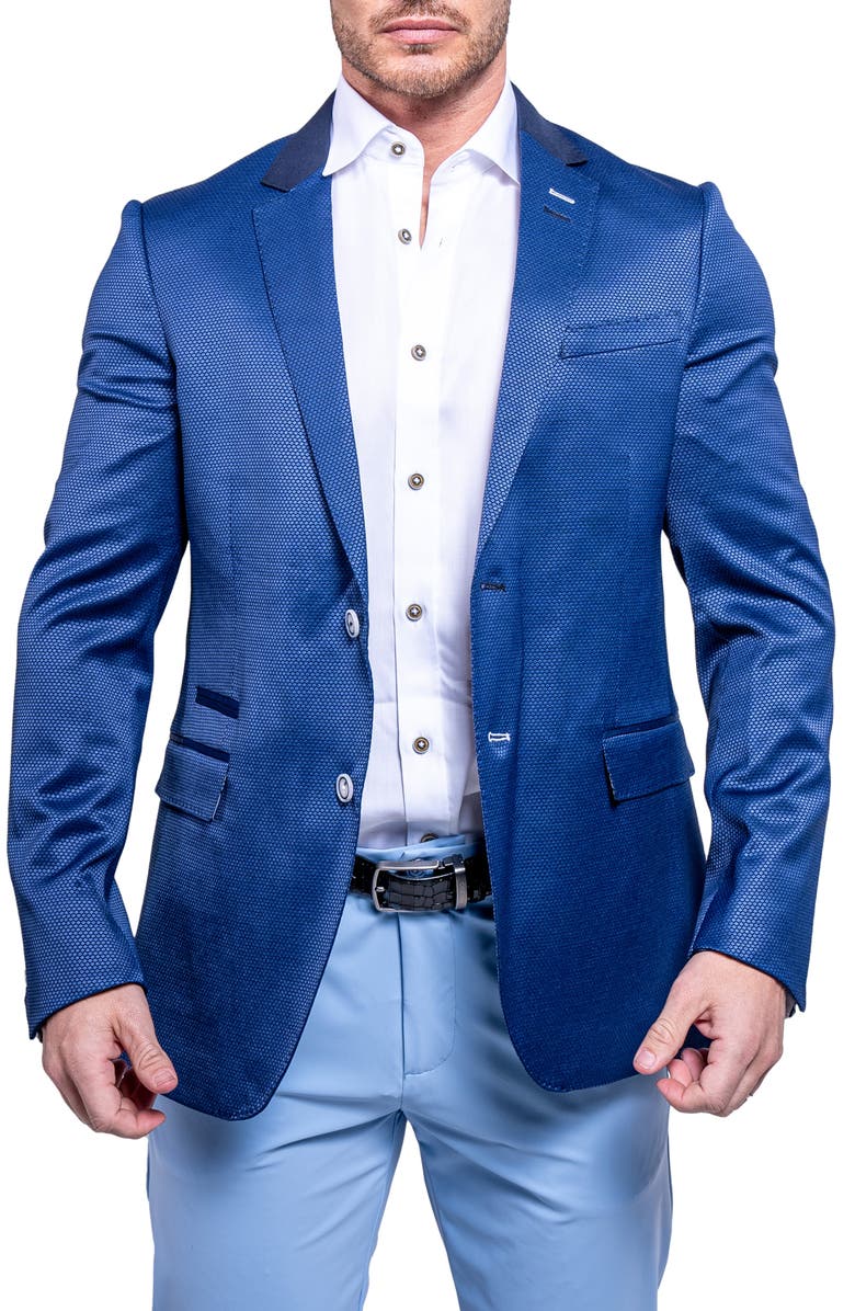 Maceoo Socrate Evo Ascension Blazer, Main, color, Blue