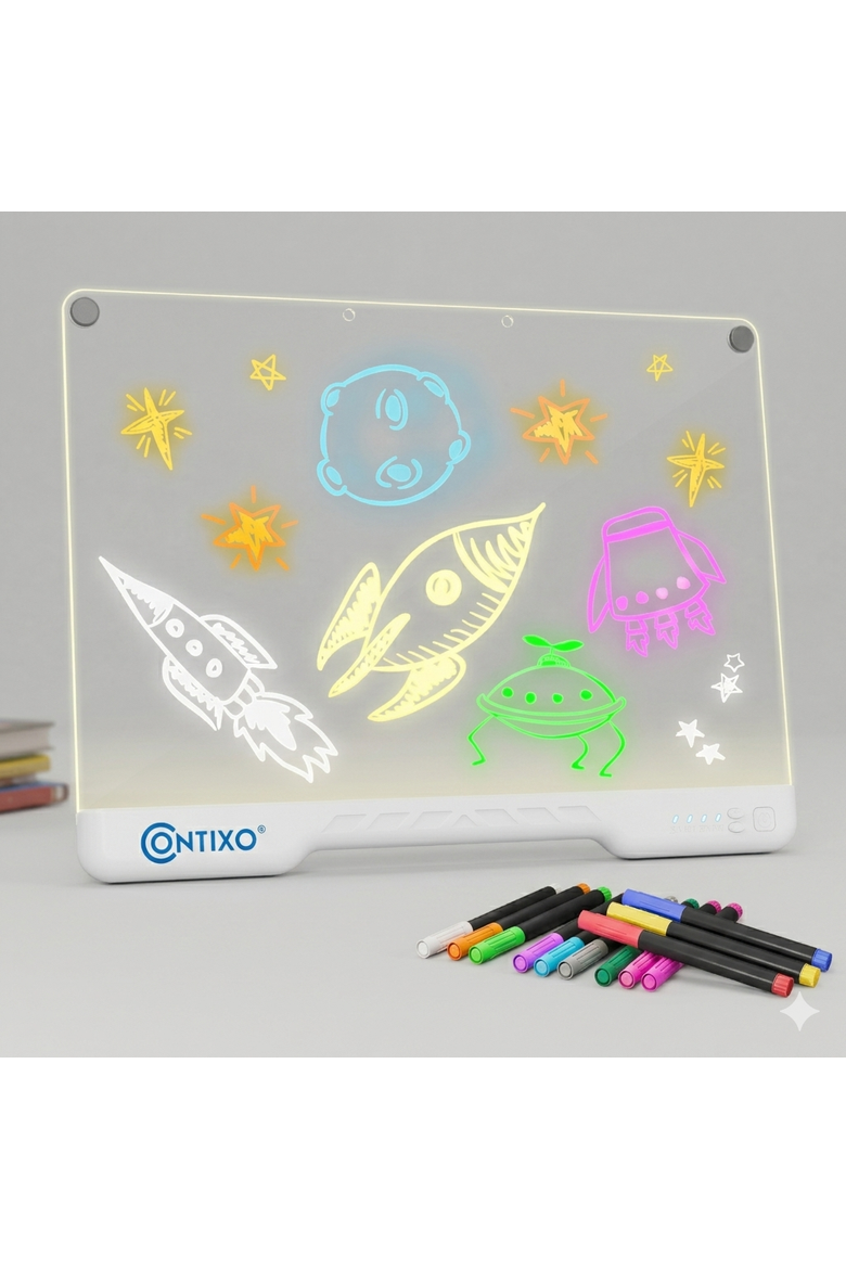 LED Drawing Neon Board, Main, color, Clear