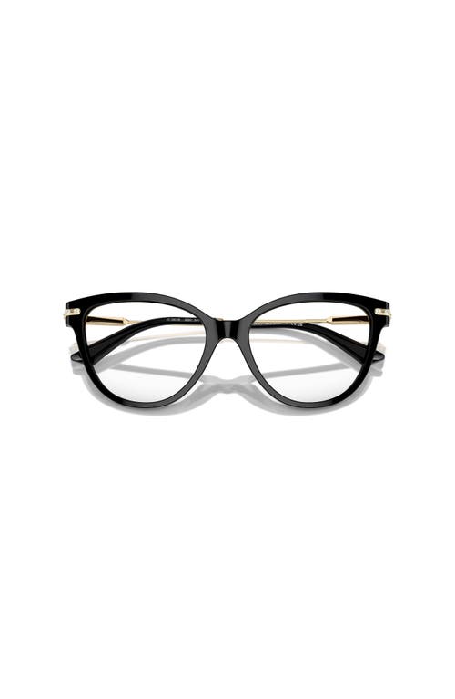 Jimmy Choo 54mm Cat Eye Optical Glasses In Black