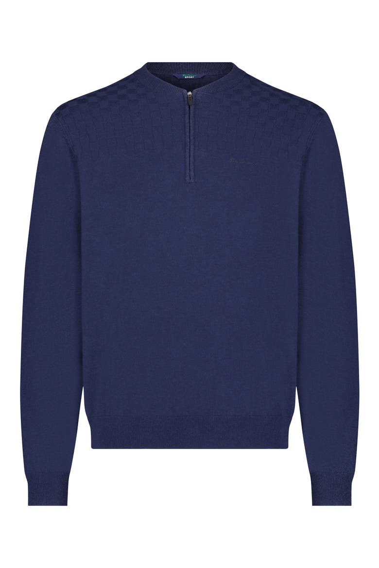 Performance Quarter Zip Pullover, Alternate, color, NAVY