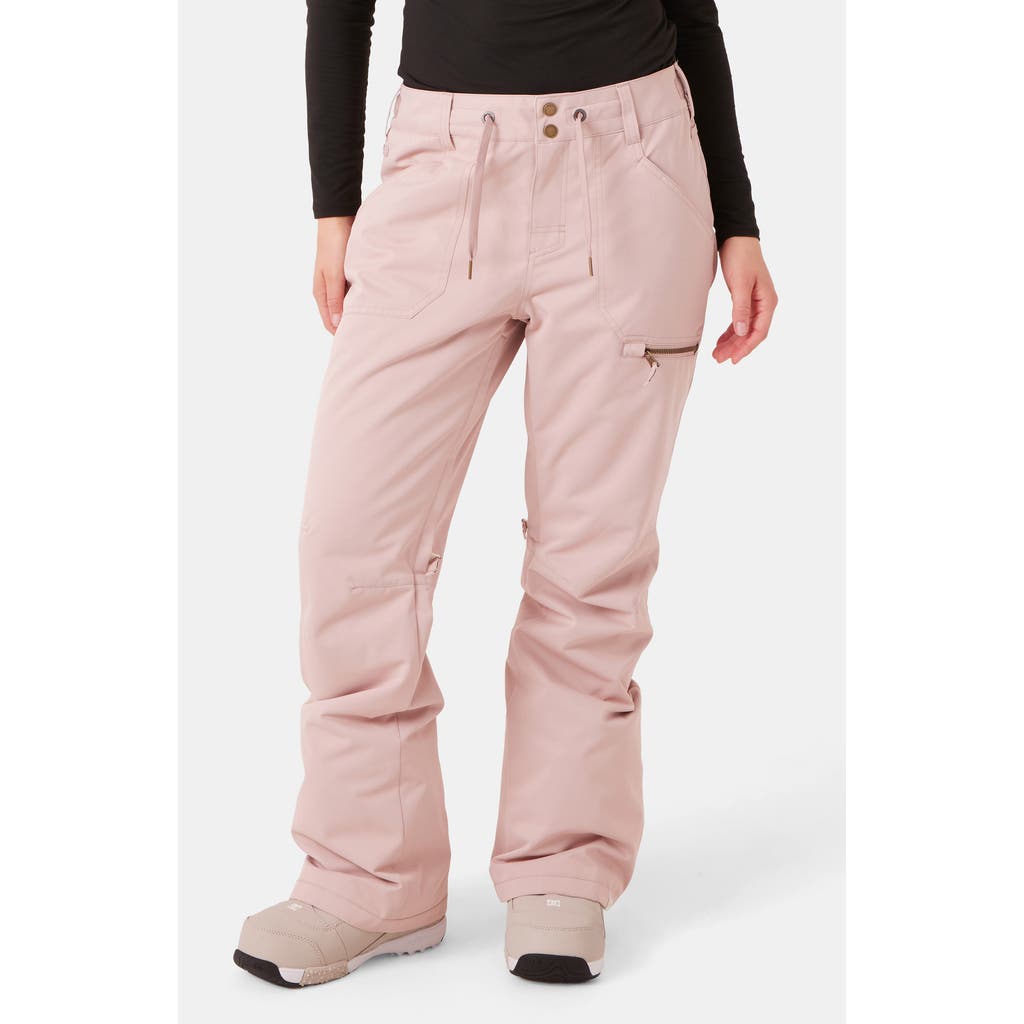 Roxy Nadia Insulated Waterproof Snow Pants In Pink