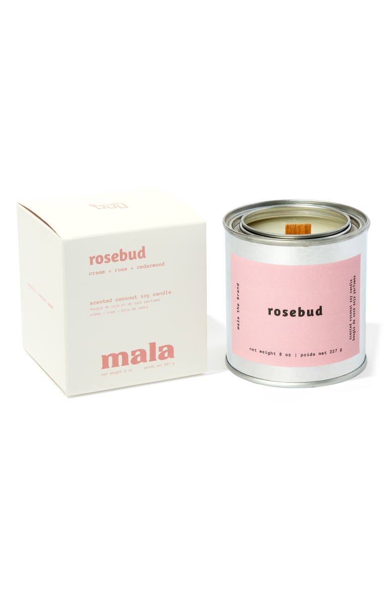 Mala the Brand Rosebud Scented Candle, Alternate, color,