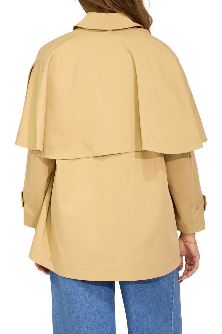 Windsor Trench Cape, Alternate, color, HONEY