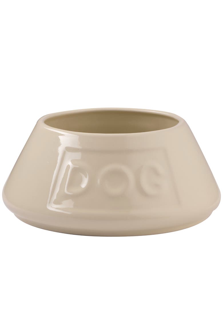 Non Tip Dog Bowl, Cream, 8.3 Inches, 54oz, Main, color, Off-White