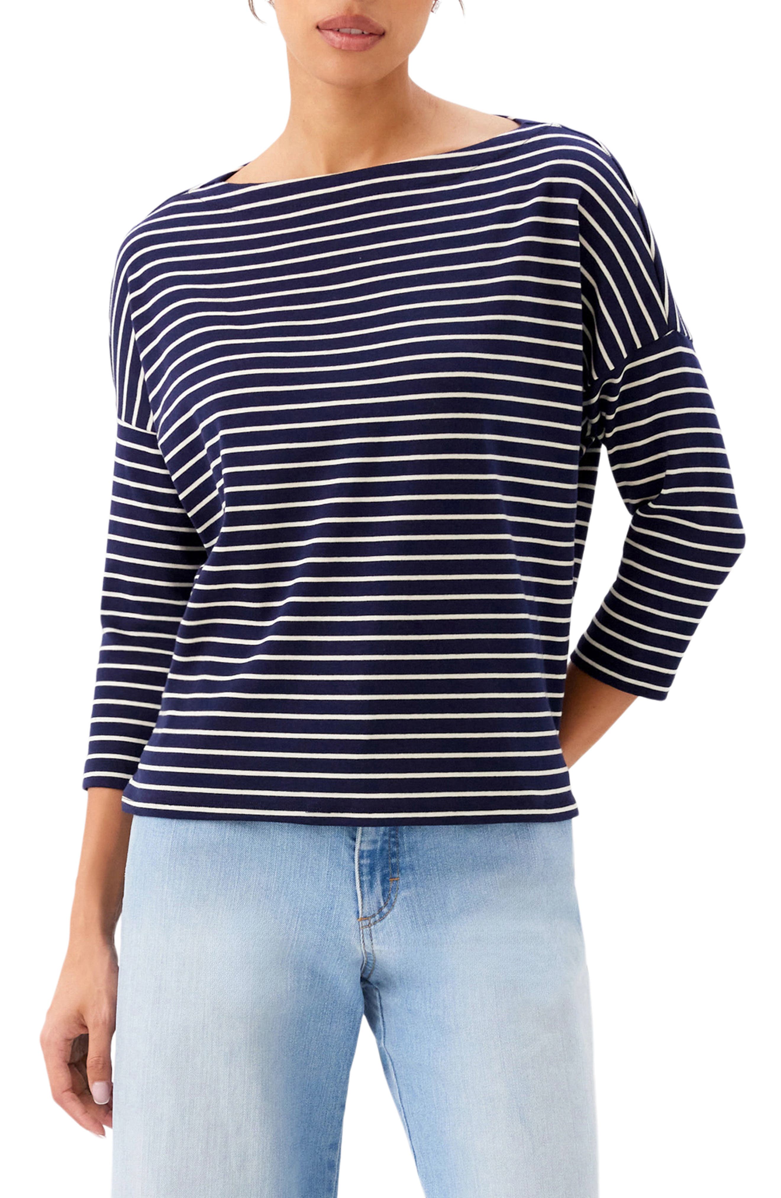 selected NAVY W/ CREAM