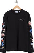 Off-White Lots Long Sleeve Graphic T-Shirt