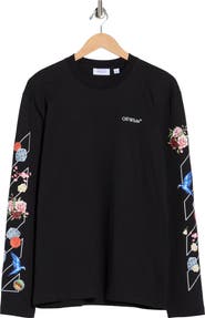 Off-White Lots Long Sleeve Graphic T-Shirt