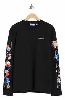 Off-White Lots Long Sleeve Graphic T-Shirt