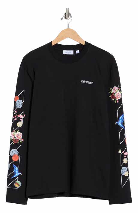 Off-White Lots Long Sleeve Graphic T-Shirt