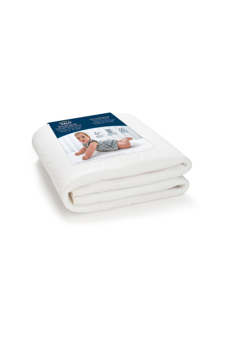 Universal Breathable Mattress Cover, Main, color, White