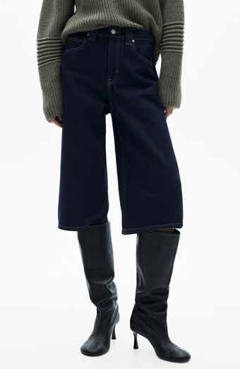 Relaxed Long Denim Shorts
