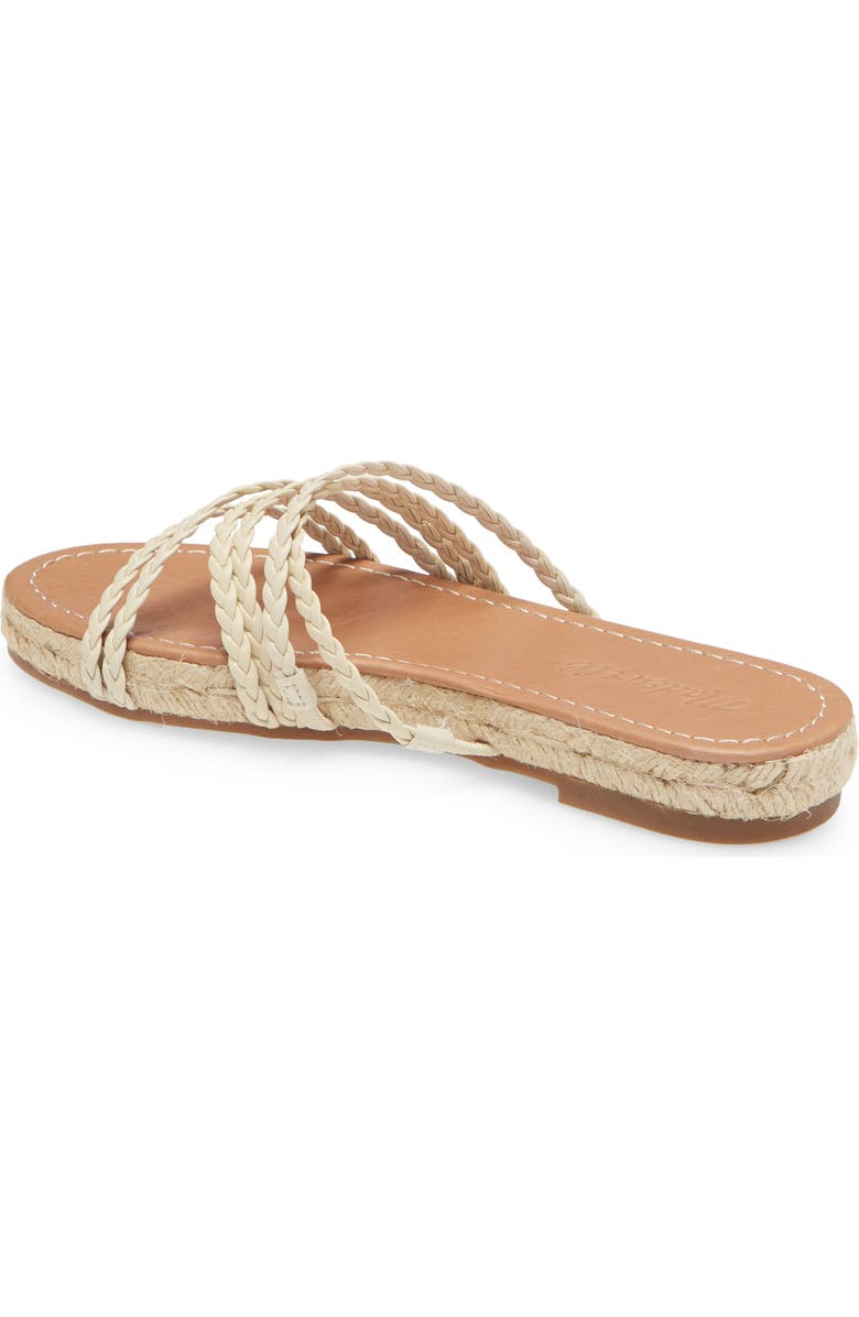 Madewell The Kathryn Espadrille Slide Sandal, Alternate, color,