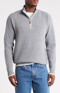 T.R. PREMIUM Quarter-Zip Mock Neck Sweater