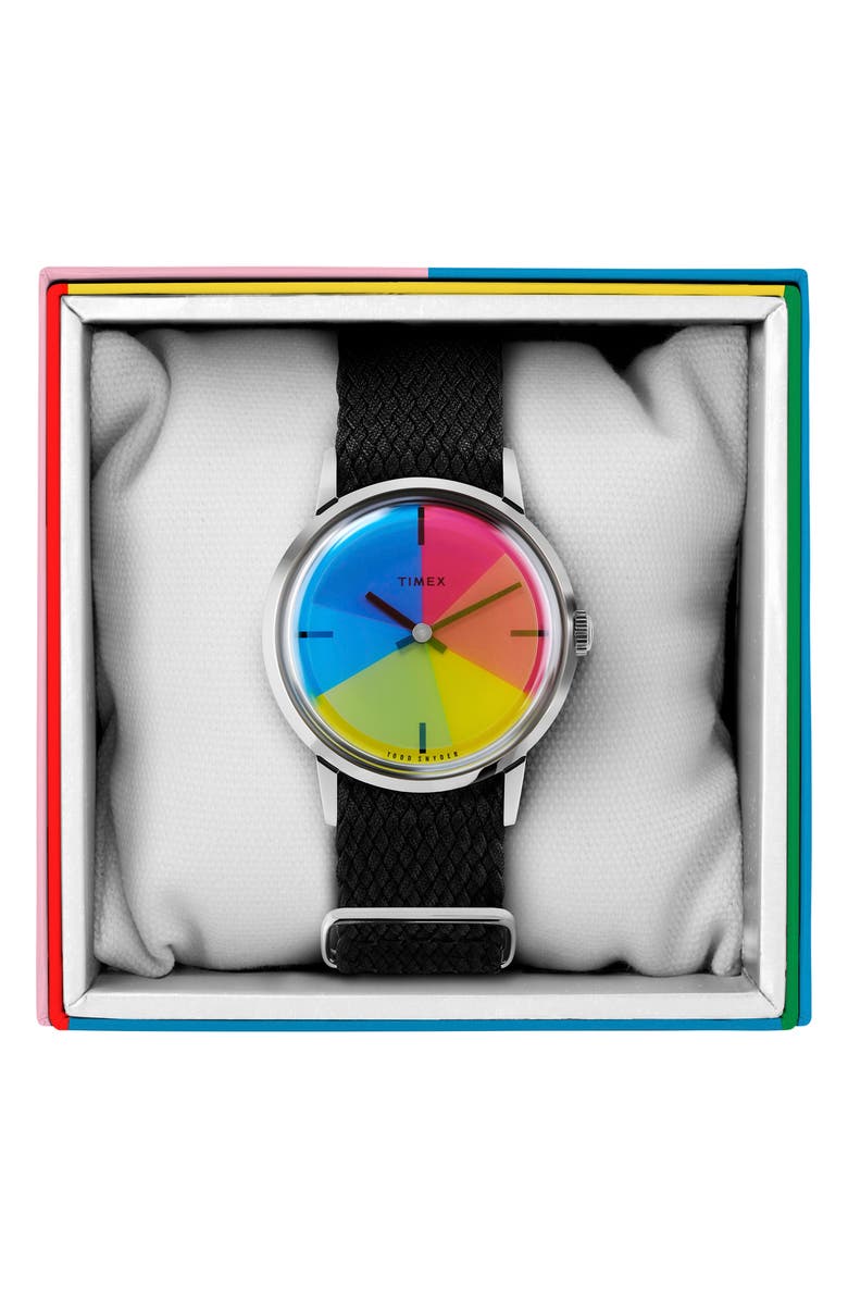 Timex<sup>®</sup> x Todd Snyder Woven Strap Watch, 34mm, Alternate, color,