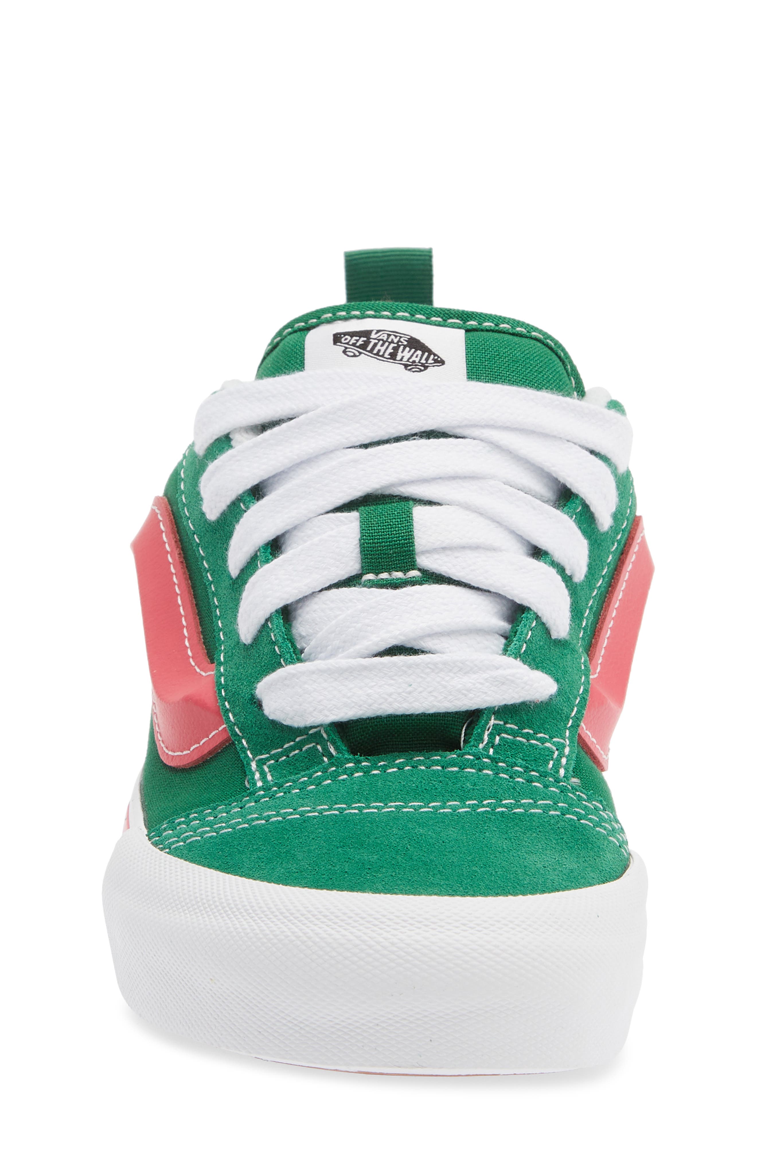 Kids' Knu Skool Sneaker, Alternate, color, GREEN/PINK
