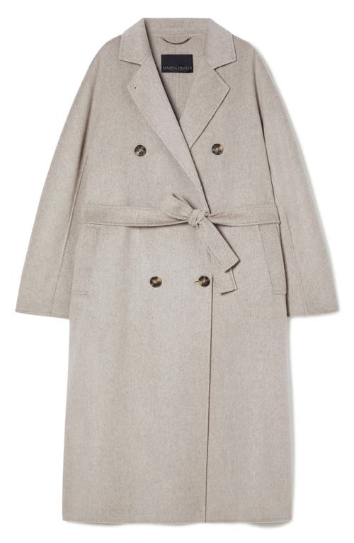 Marina Rinaldi Bolivar Virgin Wool Coat In Gray