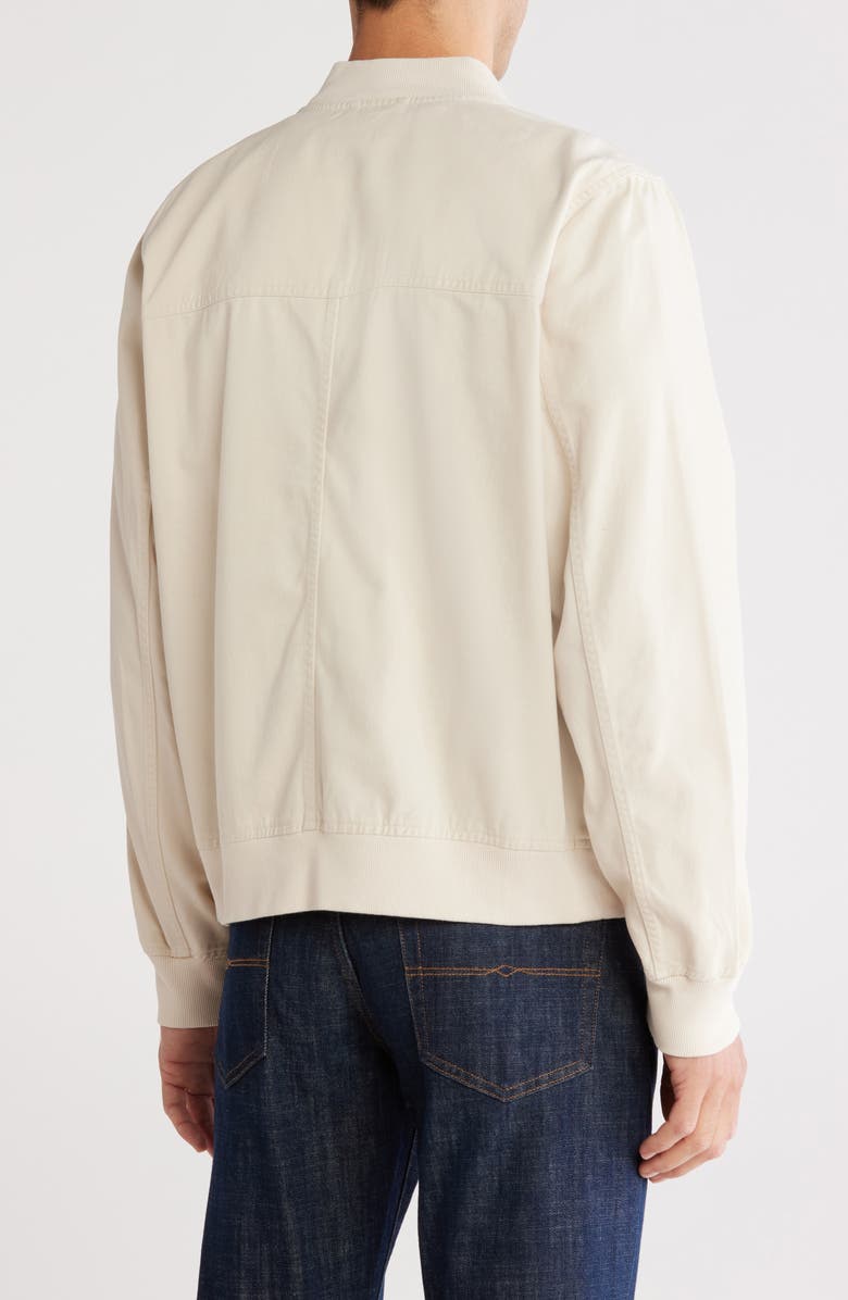 Cotton Twill Utility Bomber Jacket