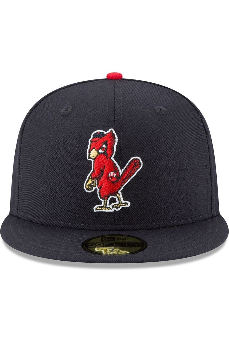 Men's New Era Navy St. Louis Cardinals Cooperstown Collection Wool 59FIFTY Fitted Hat, Alternate, color, Navy