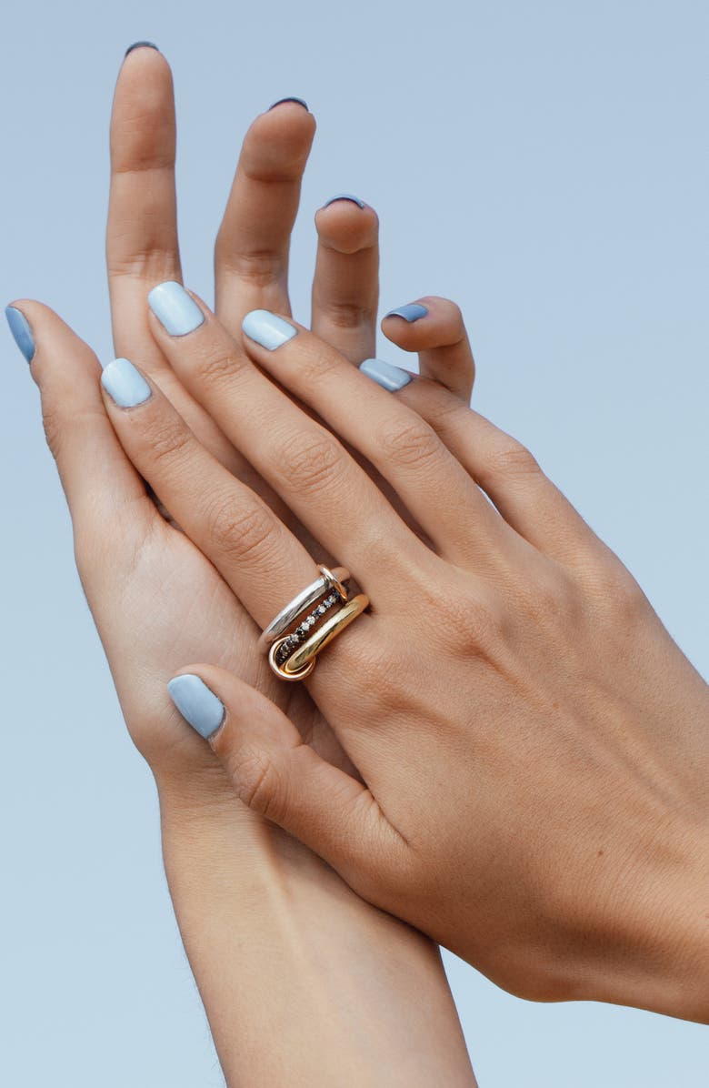 Spinelli Kilcollin Libra Linked Diamond Ring, Alternate, color, Mix