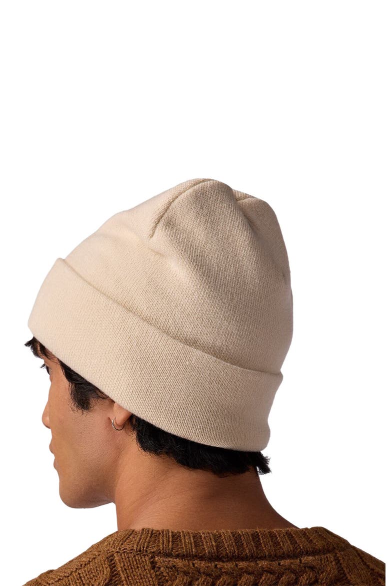 Patch Goat Beanie, Alternate, color, Egret