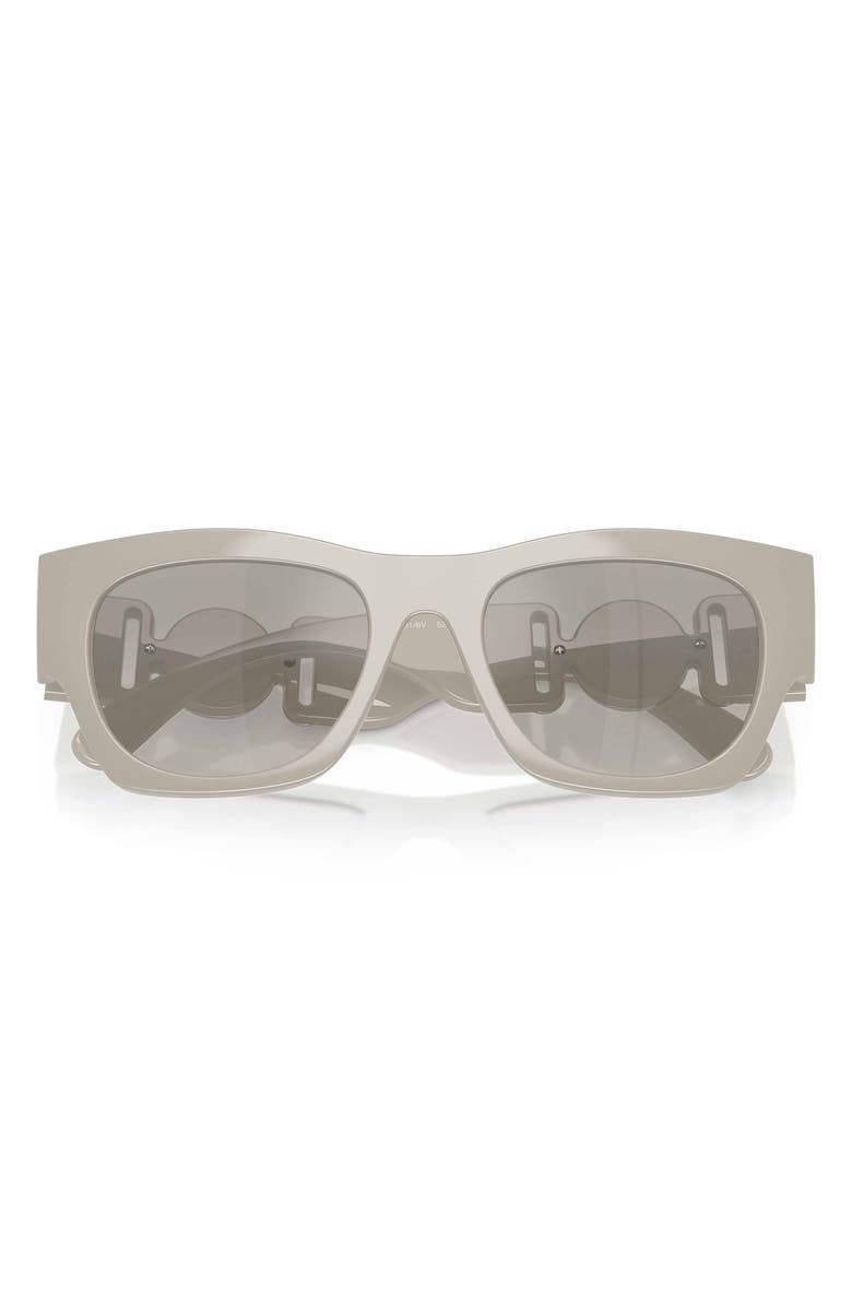 Versace 52mm Pillow Sunglasses, Alternate, color, Grey